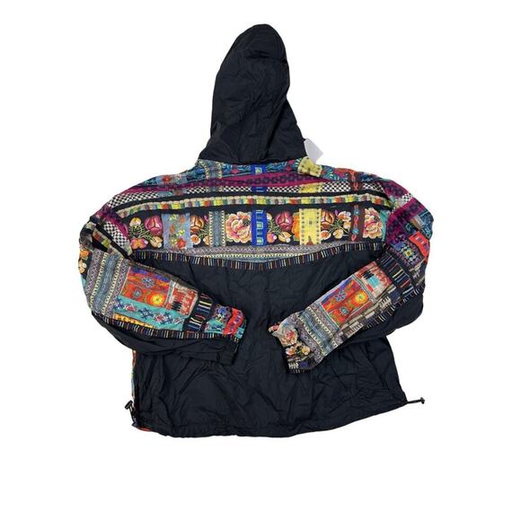 Johnny Was - Beatrice Bee Active Sports Bra, Leggings & Windbreaker in Black Mul - Picture 11 of 11